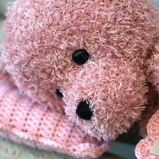 Teddy with blanket and pillow - Trunte
4