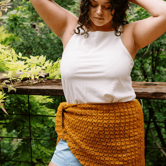 Grisaille - Triangular Lace Shawl
9