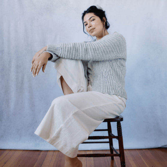 Cloudbusting - Cabled Cardigan
5