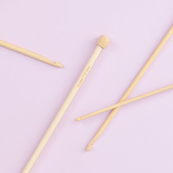 Bamboo Tunisian Crochet Hook - 25 cm (9.8 in) - Hobbii
5