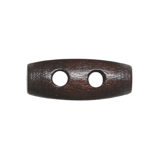 Oblong Wooden Buttons Mini - 20 mm - Go Handmade
4