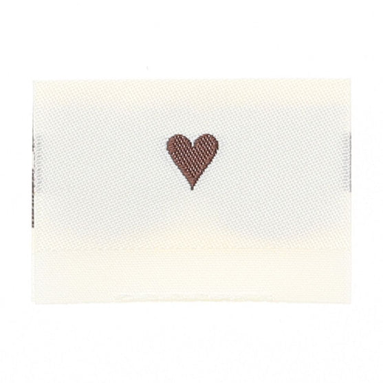 10 Labels - Made with love - 1 heart - 3.5 cm - Go Handmade
2