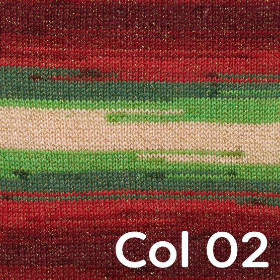 Christmas Sock Wool Glitter (Limited Edition) - Hobbii
3