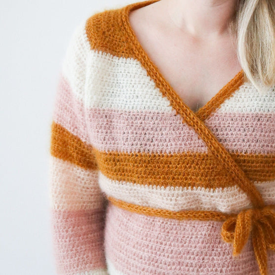 Cherry Blossom - Wrap cardigan
3