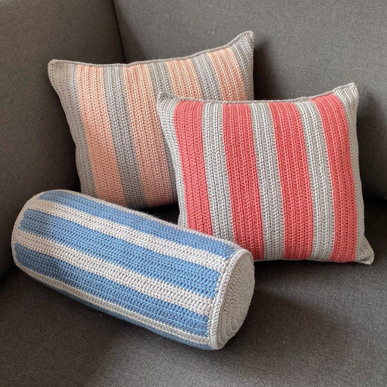Cotton Stripes Pillow – Square
3