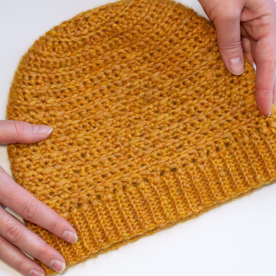 Beehive - Scarf and beanie
6
