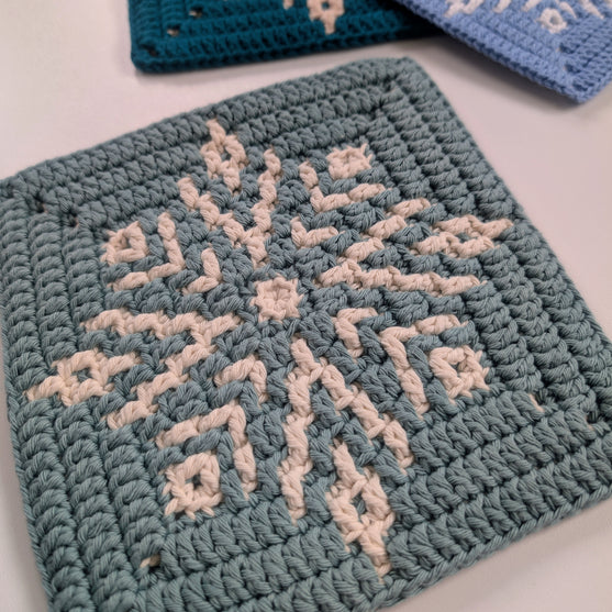 Ice Blossom - Mosaic Square
4