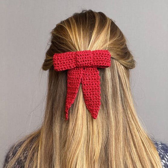 Crochet Bow - Christmas Decoration
2