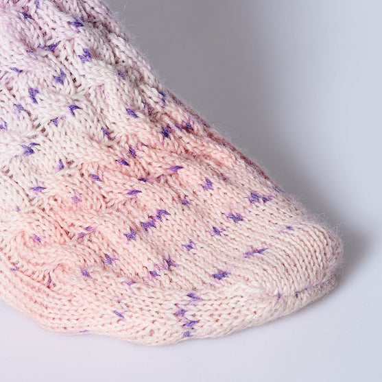 Socks with Cables
5