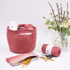 

Crocheted yarn bag with structure 8/8
1