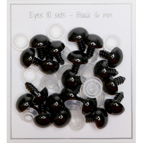 

Safety eyes - 16 mm (0.63 in) - Go Handmade
1