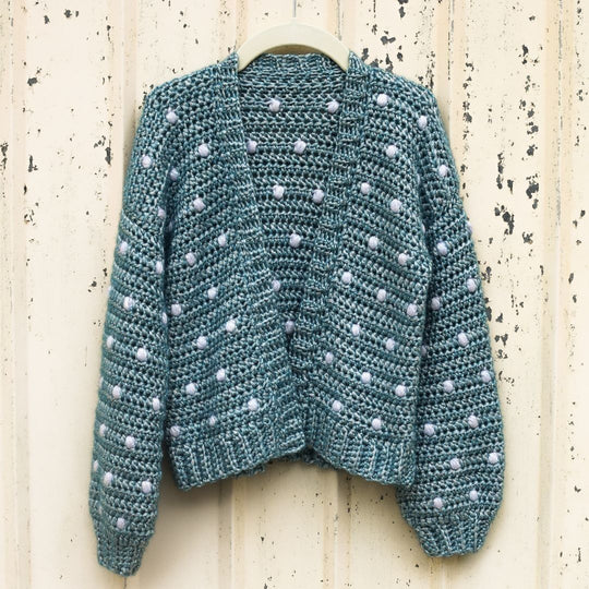 Cotton Candy Dot - Children’s Cardigan