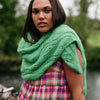 

Hiedra Shawl - Wrap with Leaf Motif
4