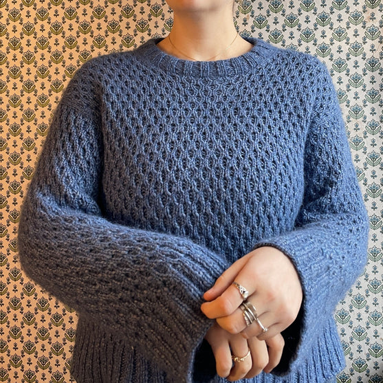 

Easy Honeycomb Sweater
1