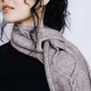 

Isley - Openwork Cable Scarf
5