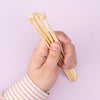 

Bamboo Tunisian Crochet Hook - 25 cm (9.8 in) - Hobbii
2