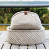 

Moss Stitch Basket - Round
1