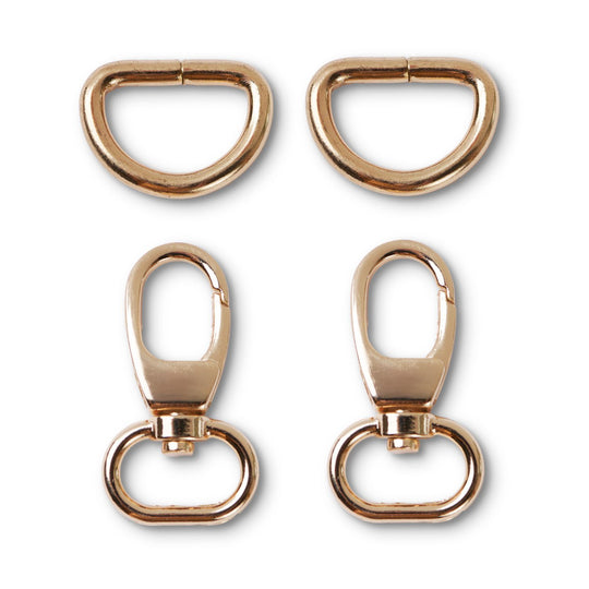 Lobster locks w/D-rings - Hobbii