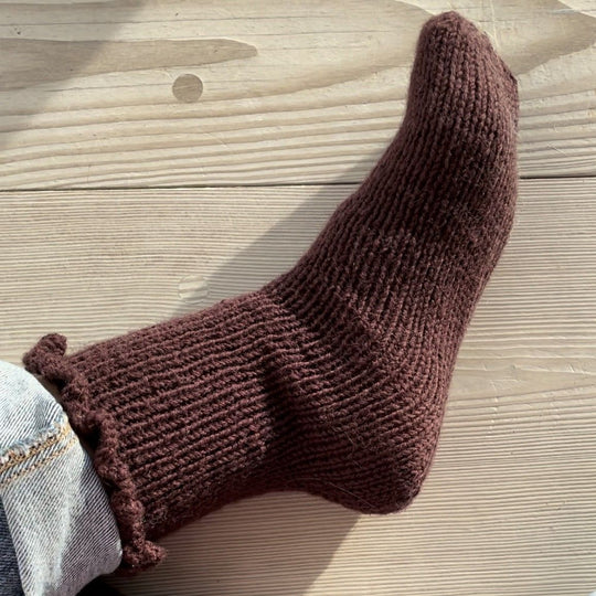 Ultra Easy Ruffle Socks