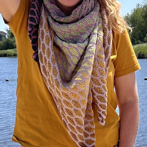 

Garden of Honey - Shawl
1