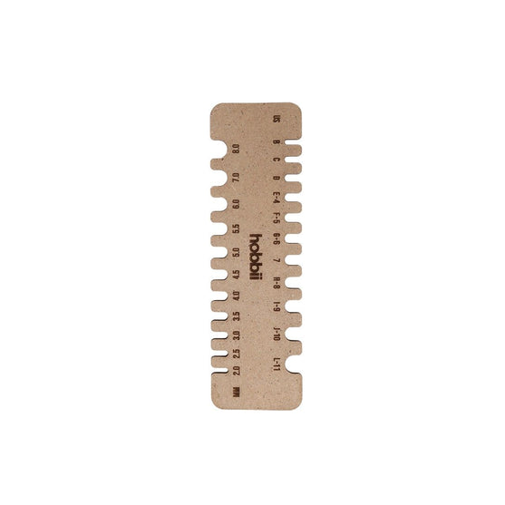 

Crochet Gauge Ruler - Hobbii
1