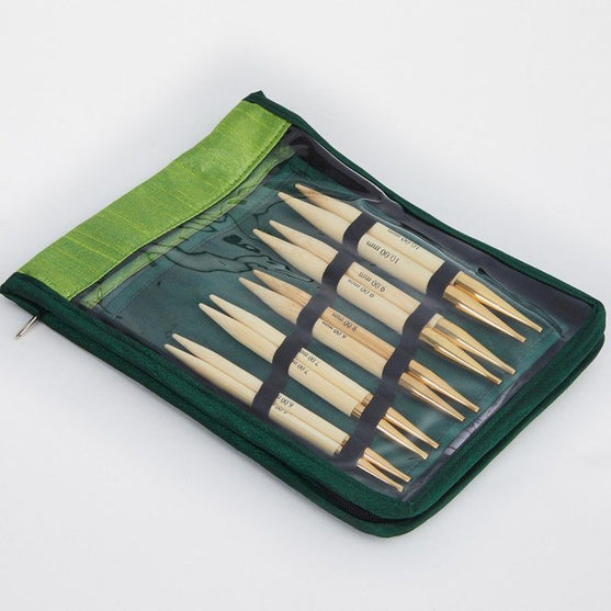 

Bamboo Interchangeable Circular Needle Set - Thick Needles - KnitPro
5
