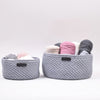 

Ribbon Basket with round leather base – Classic
2