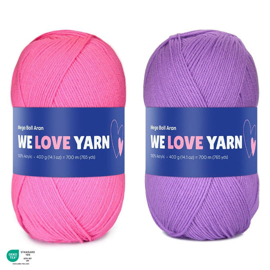 Mega Ball Aran 400 g (14.1 oz) - We Love Yarn