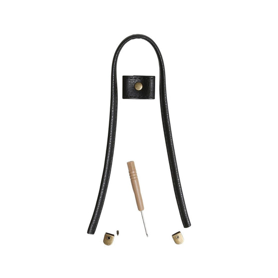 

Bag Drawstring - Black/Bronze - Go Handmade
2