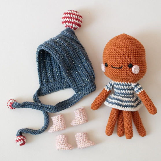 

Anita Octopus - Crochet Kit
4