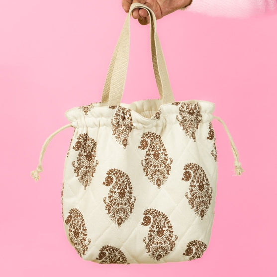 

Quilted Project Bag w. Drawstring - Hobbii
3