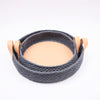 

Ribbon Project Trays with Leather Base
2